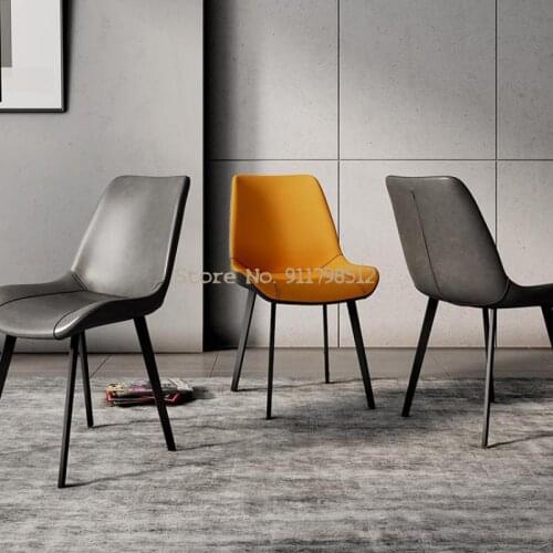 Modern minimalist ins net red dining chair dining home Nordic light luxury milk tea shop restaurant makeup backrest book chair