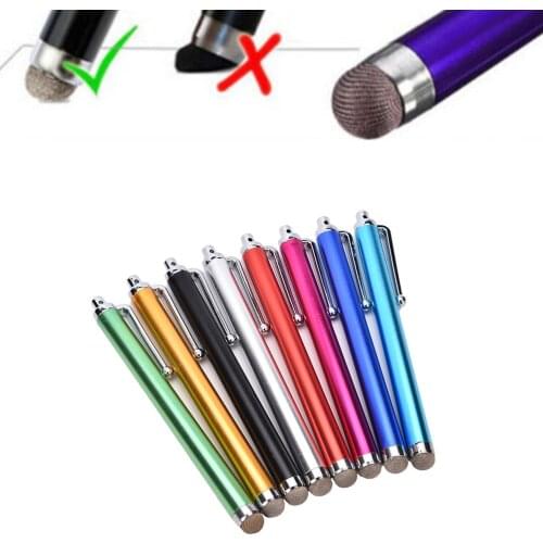 Hot New Metal Fibre Stylus Mesh Micro Fiber Tip Touch Screen Stylus Pen For iPhone Samsung Smart Phone Tablet PC