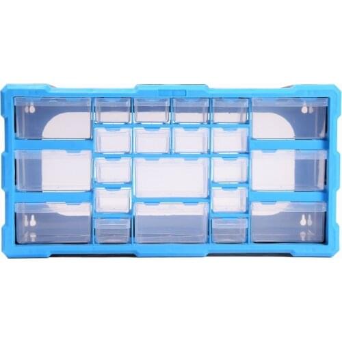 High quality tool case toolbox Parts box Classification of ark Multi-grid drawer type Building blocks Screw hardware Storage box