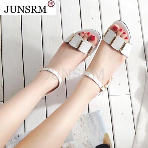 2020 Open Toe Women Chunky Heels Casual Womens Sandals Black White All-match Female Pumps Fashion Womens Sandals