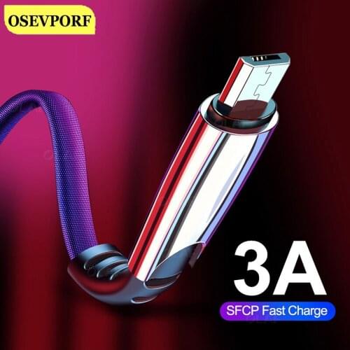 2m 3m Micro USB Cable Fast Charge for Xiaomi Redmi Note 5 Cord Android Mobile Phone Data Snyc Cable for Samsung S7 Microusb Cavo