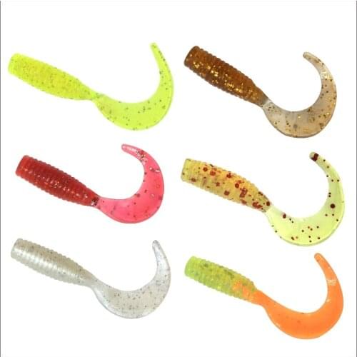20pcs/lot Fishing Lures Wobblers Carp Fishing Soft Lures 0.7g/38mm 1g/45mm Artificial Silicone Swimbaits Goods For Sea Fishing