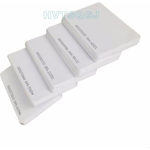200pcs Top quality EM ID CARD 125KHZ CARD RFID Card ID Card fit for door Access Control Time Attendance Entry Access