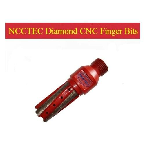 NCCTEC Diamond CNC Finger Bits 25mm (D) *40mm (L) | milling cutter end mill CNC cutting tools | Grooving tools for granite stone