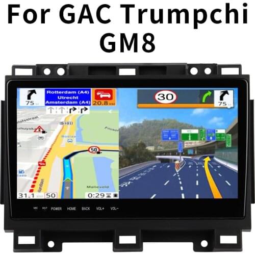 For GAC Trumpchi GM8 Android 8.1 9.66" inch Car Navigation GPS Audio Video Radio DVD Multimedia Player Touch wifi 4G
