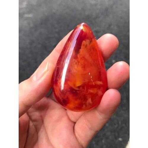 Pure natural red amber pendants nceklace women men amber pendant Real amber necklaces pendants