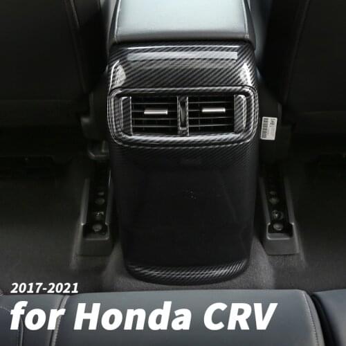 Rear exhaust air vent decoration anti-kick cover modification accessories supplies For Honda CRV CR-V 2017 2018 2019 2020 2021
