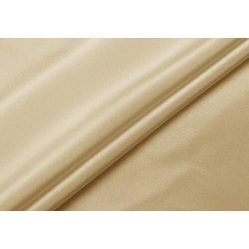 Howmay 100% pure silk fabric crepe de chine 30m/m 45" 130gsm 114cm CDC light apricot 41# for sewing dress or DIY handmade