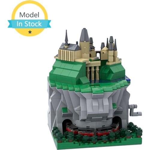 MOC Magic Back To School House Building Blocks Model Street View Sculpture Educational Bricks DIY Kid Toys Children Gifts