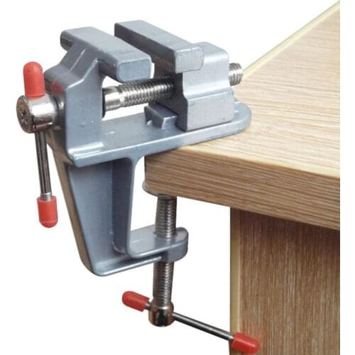 Hot Aluminium Alloy Table Bench Clamp Vise Mini Bench Vise Table Screw Vise for DIY Craft Mold Fixed Repair Tool