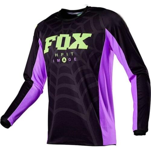 Mens Downhill Jersey Hpit Fox Jersey Mountain Bike Mtb Shirts Offroad Dh Motorcycle Motocross Sportwear Bicycle Racing Cycling