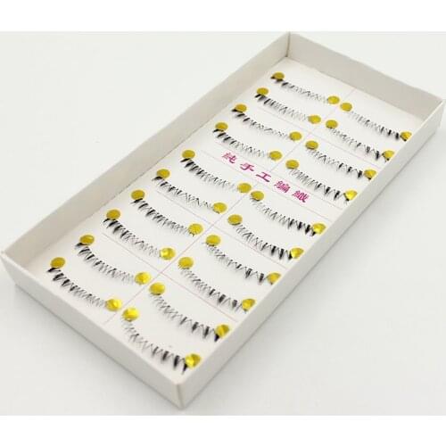 10 Boxes Natural Handmade Under Lashes False Eyelashes Lower Bottom Eye Lashes