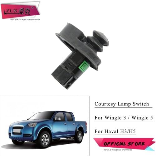 ZUK For Wingle 3 Wingle 5 For Haval Hover H3 H5 Front Door Courtesy Lamp Sensor Button Light Switch Left=Right For Great Wall