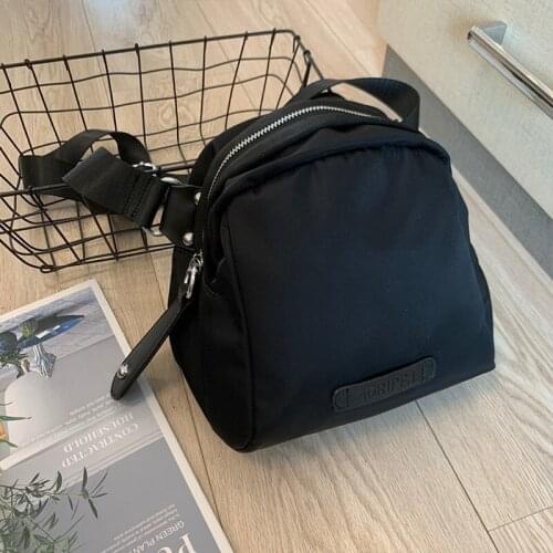 FUNMARDI Casual Oxford Cloth Lady Crossbody Bags Fashion Trendy Nylon Female Hand Bags Shell Shape Bags Small Women Bag WLHB2295