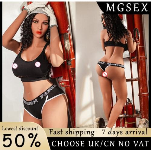 Erotic TPE toy for men, 158cm sex toy with metal skeleton, blond color, with 3 holes, for anal sex and adult