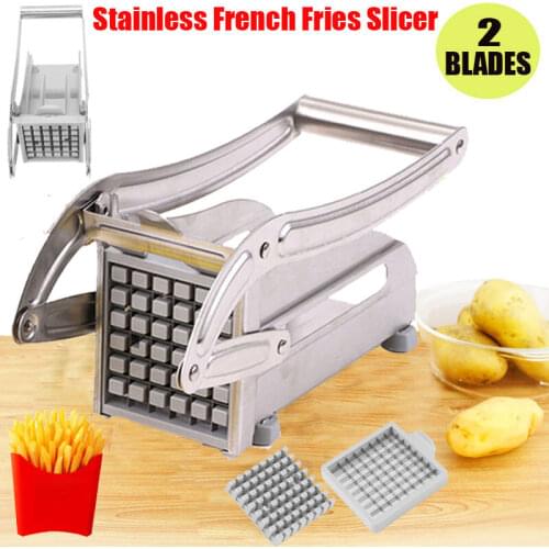 Hand-Pressed French Fries Cutting Cucumber Strip Cutter Stainless Steel French Fries Cutting Potato Strip Cutter Bar Cutting Mac