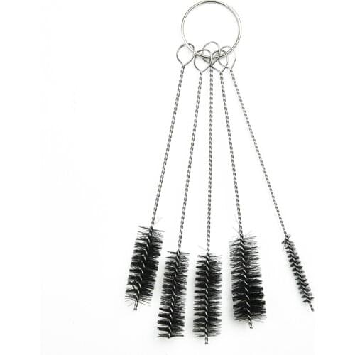 5x Bottle Brush Straw Cleaner Glass Cleaning Tube Pipe Washing Long Handle Tools