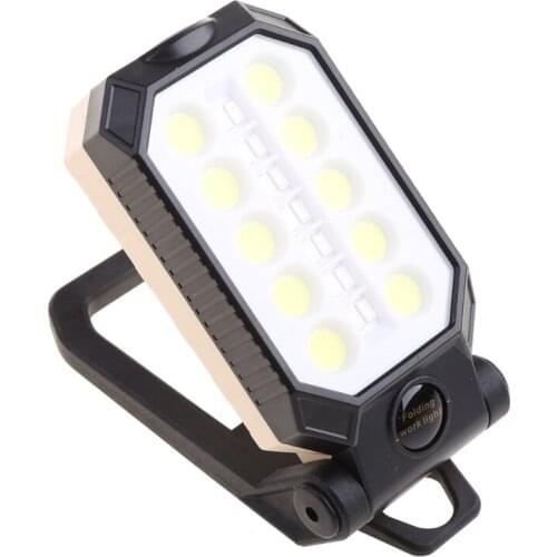 Folding Repair LED Worklight Auto Repair Lamp Portable Rechargeable Inspection Work Light Multipurpose Emergency Flashlight