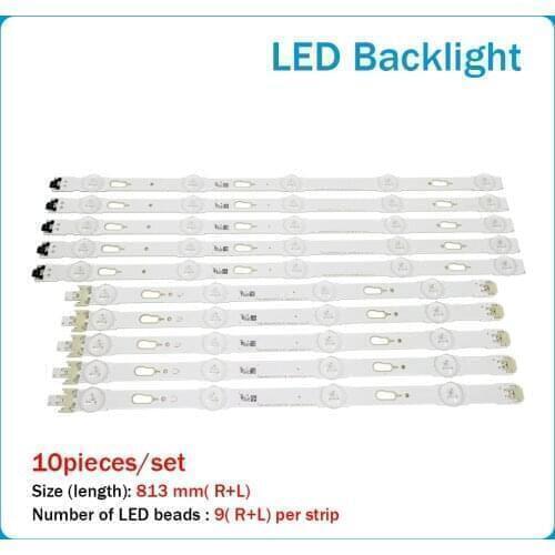 LED Backlight strip for 55" TV Samsung UE40MU6105 UE40KU6000K UE40MU6120K UE40KU6100K UE40JU6400K LM41-00120R 00120S V5DU-400DCA