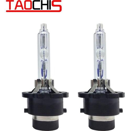 Taochis 2pcs OEM High Quality D2S D2C 12V 35W Car Headlight HID Xenon Bulbs 4300K 6000K 8000K 10000K Warm White Blue