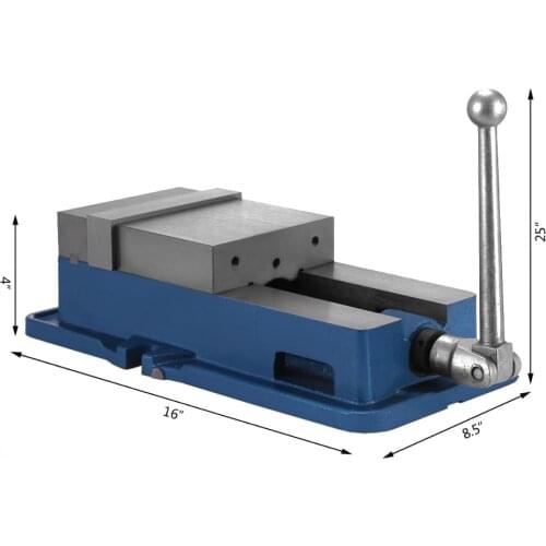 6" Precise Lock Vise Precision Milling Drilling Machine Bench Clamp Clamping vise