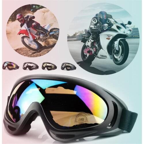 Outdoor Goggles Riding Motorcycle Sports Goggles Windproof Glasses Ski Goggles Airsoft Paintball Colorful Protective Glasses
