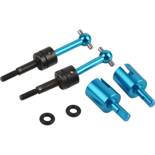 Aluminum Alloy Universal Swing Shaft Set Gearbox Cup Joint for Tamiya TT02 TT01 TA04 53792 54477 OP.792 1477
