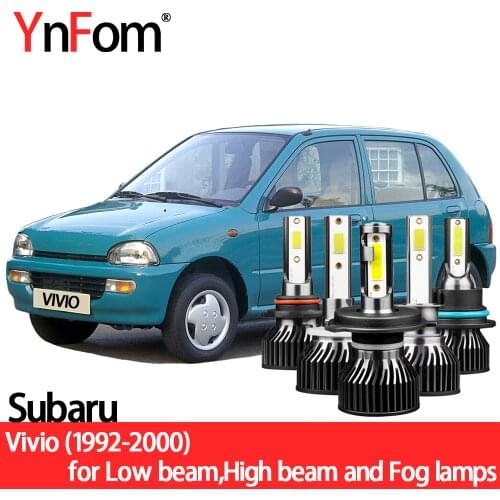 YNFOM LED headlights kit for Subaru Vivio RX-R 1992-1998 low light,high light,fog lamp,car accessories,car headlight bulbs