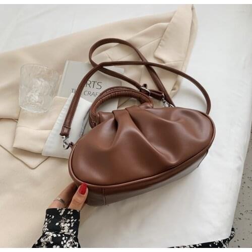 Ladies Fashion Crossbody Bags 2021 High Capacity Retro Shoulder Bag Handbag Female High Quality PU Leather Women Messenger Bag