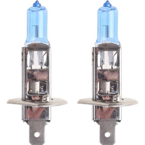40GF 1 Pair Car Headlight H1 Lamp Super White Car Halogen Bulb 100W Fog Light DC 12V