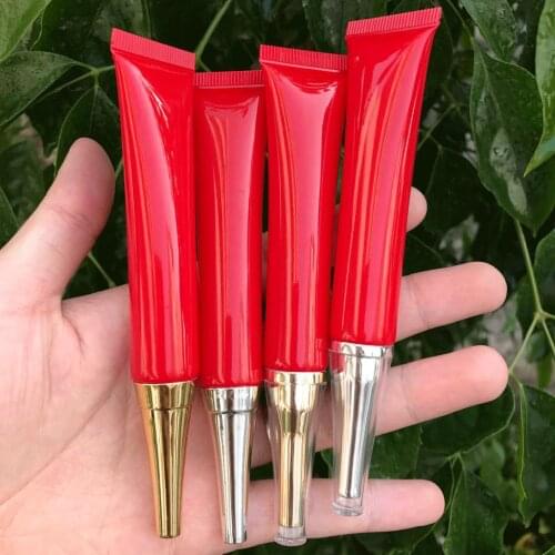 300pcs 20g 20ml High Class Empty Red Eye Cream Storage Tube, Cosmetic Soft Hose Containers,Squeeze Skin Care Cream Soft Tube