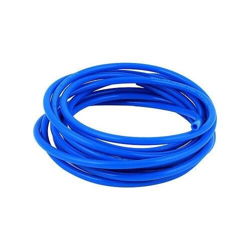 8mm x 5mm Fleaxible PU Tube Pneumatic Hose Blue 5M Length