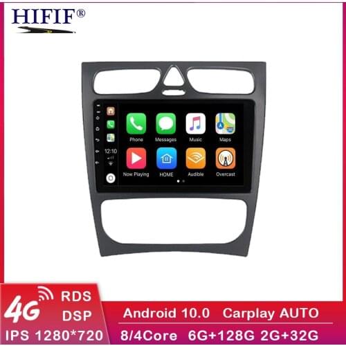 Car Radio for Mercedes Benz C-Class W203 C200 C320 C350 CLK W209 2002-2005 Multimedia Video Player Navigation GPS No 2 Din 2din