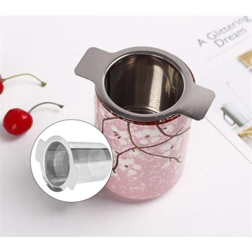 Stainless Steel Tea Set Tea Infuser Silver Mesh Kitchen Accessories Safe Density Reusable Tea Strainer Tea Accessories