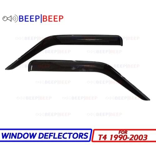 For Volkswagen T4 1990- 2003 - car window deflectors deflector sun guard rain wind vent visor cover trim car styling accessories