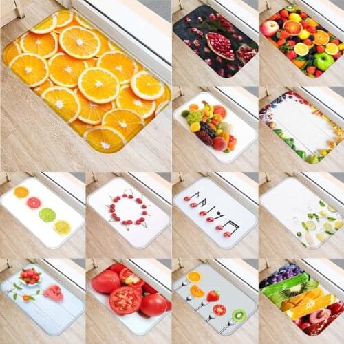 Fruit pattern home rug floor mat rainbow mat door mat protective floor mat kitchen rug area rugs kitchen mat kitchen rug sets