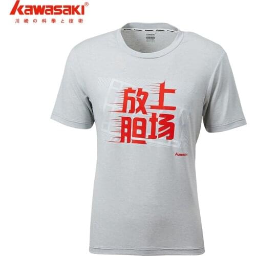 Kawasaki Breathable Badminton T-Shirt Short-Sleeve Training Tennis T-Shirts For Unisex SportswearST-Q3320