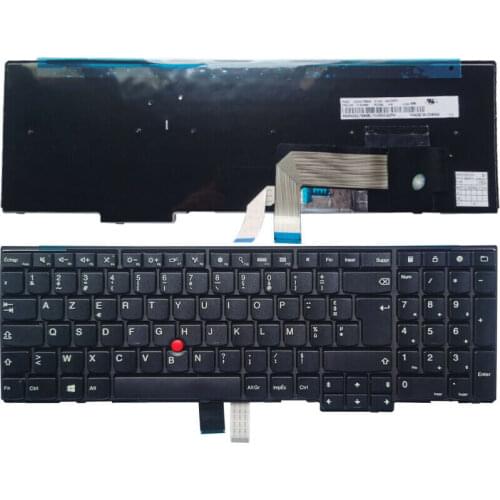 French Keyboard For Lenovo ThinkPad E540 E531 T540 W540 W541 T550 W550 L540