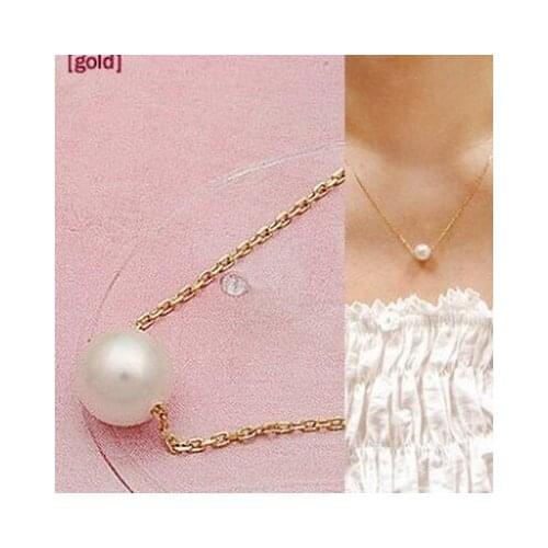 Short contracted temperament type of pearl necklace, fashionable pearl necklace womens fashion necklace