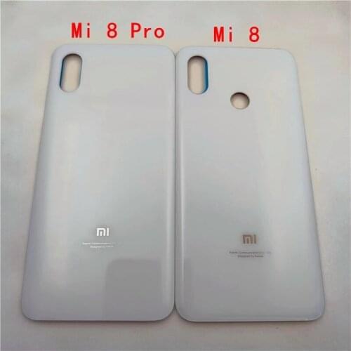 For Xiaomi Mi8 Battery Cover Back Glass Rear Door Housing Case For Xiaomi Mi 8 SE Battery Cover 8SE 8 Lite Explorer Replacement