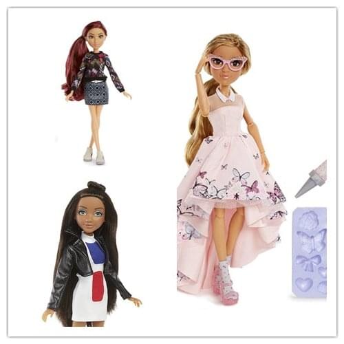 28cm Genuine Project Mc2 Core Doll Glass eyes Dress Up Doll Plastic Dolls Christmas Gift doll toys for children girls
