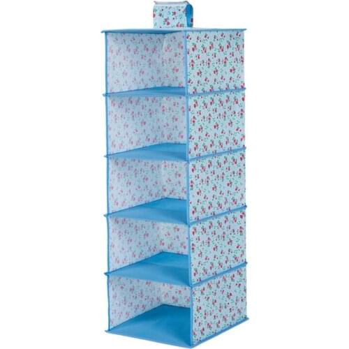 Multilayer Wardrobe Hanging Storage Bag Moistureproof Clothes Toys Storage Organizer Magic Tape Closet Container Box