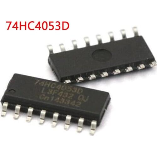 10PCS 74HC4053D SOP16 74HC4053 SOP SN74HC4053DR SOP-16 HC4053 SMD new and original IC