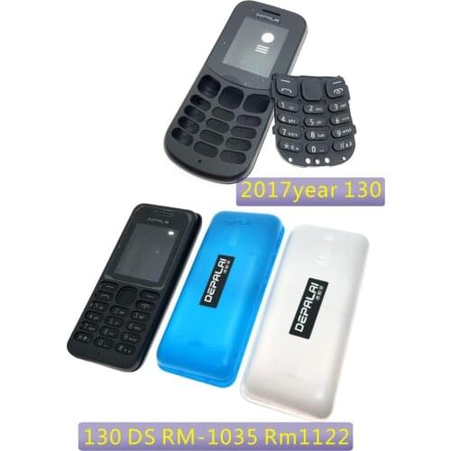 New High Quality Housing For Nokia 2017 year 130 130 DS RM-1035 Rm1122 Mobile Phone Cover Case Keypad