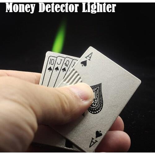 Poker Butane Lighter Smoke Accesoires Metal Torch Refillable Jet Windproof Lighter Cool Cute Gas Lighters Dropship Suppliers