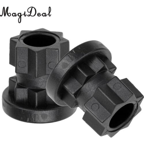 Durable 2Pcs 7/8' Boat Nylon Ram Mount Track Mount Base Replacement For Marine Kayak Canoe Boat Rafting Dinghy Yacht Accessory