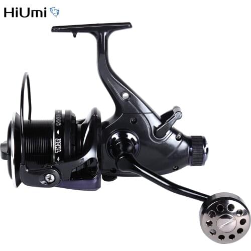 Hiumi Carp Fishing Reels 4000 to 10000 Bait Runner Big Free Runner Double Brake Feeder 12+1 Ball Bearing Spinning Fishing Reel