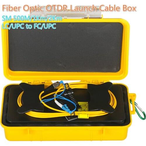 SM 500M/1Km/2Km LC/UPC to FC/UPC OTDR Dead Zone Eliminator,Fiber Rings ,Fiber Optic OTDR Launch Cable Box