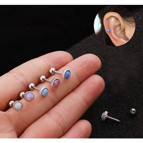 1pc 16G 6mm Labret Monroe Tragus Bar Helix Cartilage Upper Ear Lip Stud Piercing Jewelry