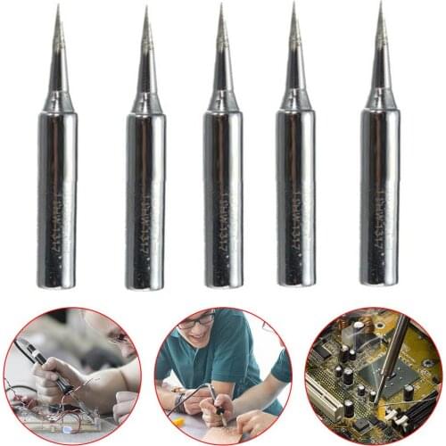 5PCS/Set 900m-T-I Welding Tool Lead-Free Solder Iron Head Tips Replacement Soldering Bit Welding Tool For DIY Rework